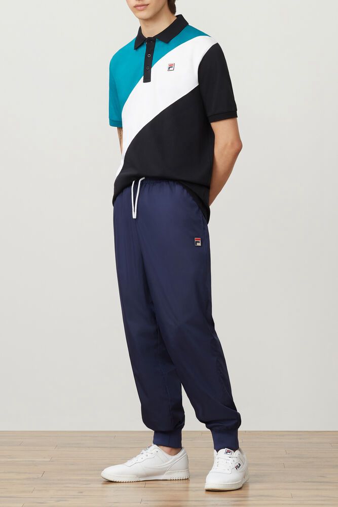 Fila Thane Wind Navy Pants Mens - NZ 90841-CGUF